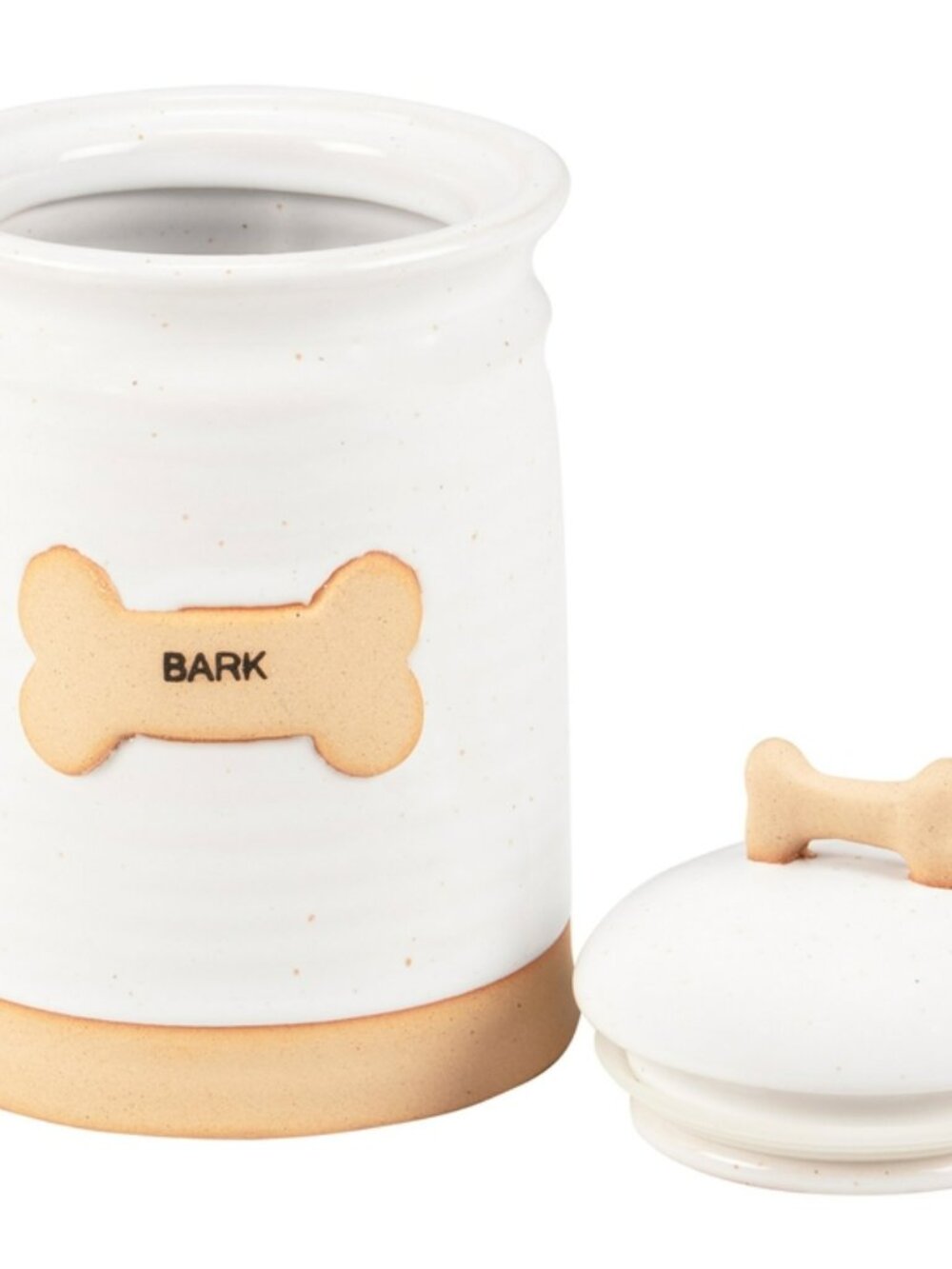 Dog Bark small Treat Canister with Lid